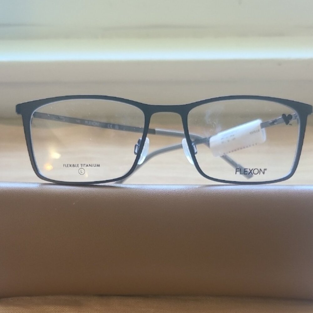NEW & AUTHENTIC FLEXON EYEGLASSES MODEL# E1144, SIZE- 54-18-145, COLOR405